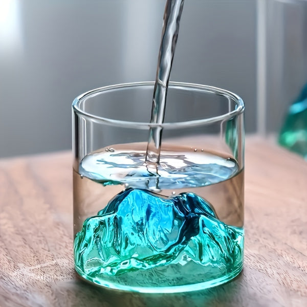 Set de Copas de Whisky con Montaña 3D | 2 o 4 Piezas