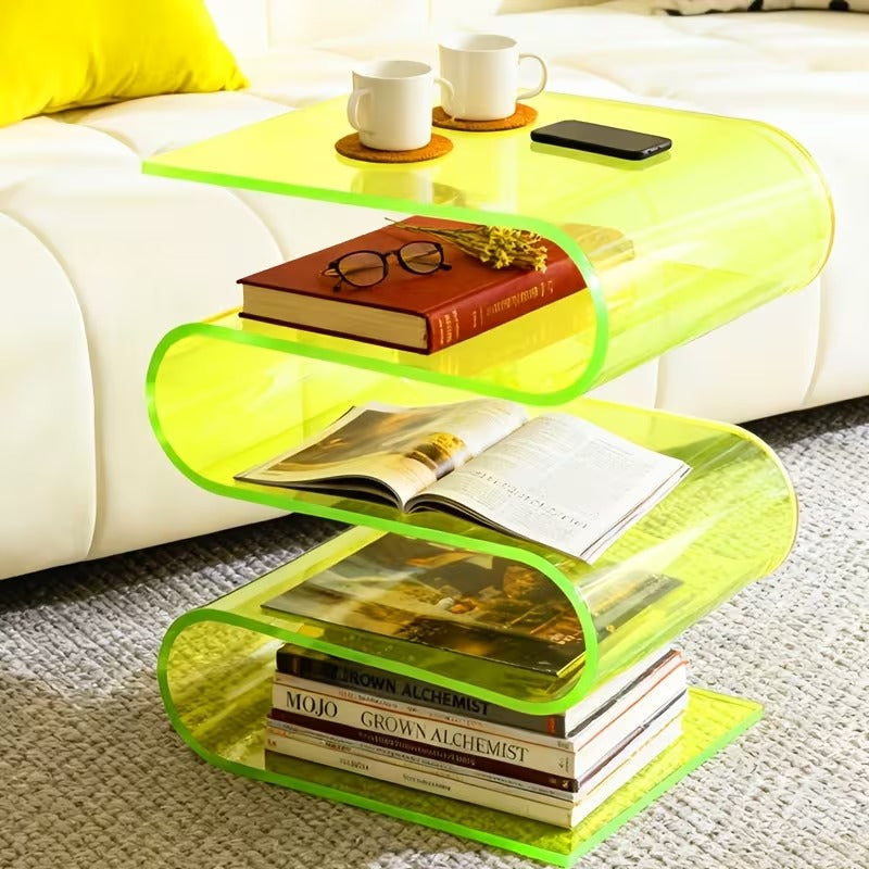 Estante Acrílico Efecto Espejo | Organizador Multifuncional para Dormitorio y Mesita
