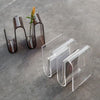 Estante de Libros Acrílico Transparente | Mesa Auxiliar para Estudio y Dormitorio - 3