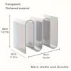 Estante de Libros Acrílico Transparente | Mesa Auxiliar para Estudio y Dormitorio - 6