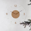 Reloj de Pared Minimalista Transparente | Agujas de Madera | Silencioso - 5