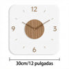 Reloj de Pared Minimalista Transparente | Agujas de Madera | Silencioso - 6