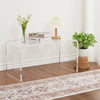Mesa de Café Acrílica Transparente en U | 32x15,8x16,7 cm | Salón y Patio - 2