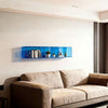 Estante de Pared Flotante Largo Acrílico XL | Exhibición + Almacenamiento | 3 Colores - 3