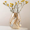 Jarrón de Vidrio Irregular Transparente | Decoración Moderna para el Hogar - 5