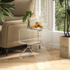 Mesita de Café Acrílico 2 Niveles | Patas Triangulares | 40×30×45 cm | Transparente - 1